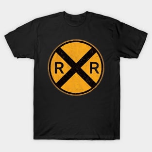 Railroad Xing Sign T-Shirt